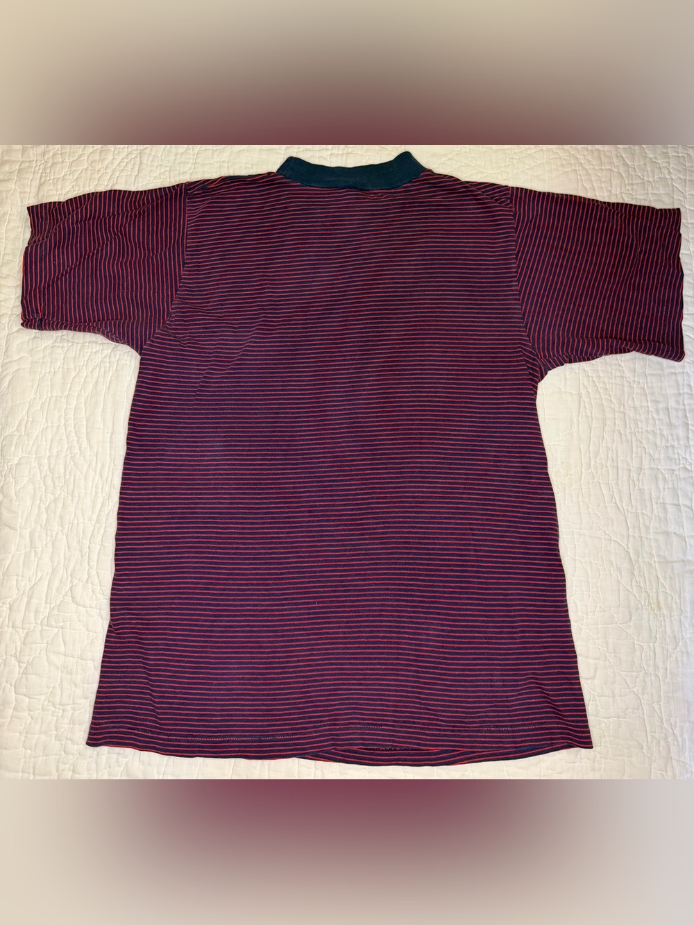 VTG 70s Champion Florida State Single Stitch Blue Bar Striped T Shirt USA MED - Picture 9 of 12